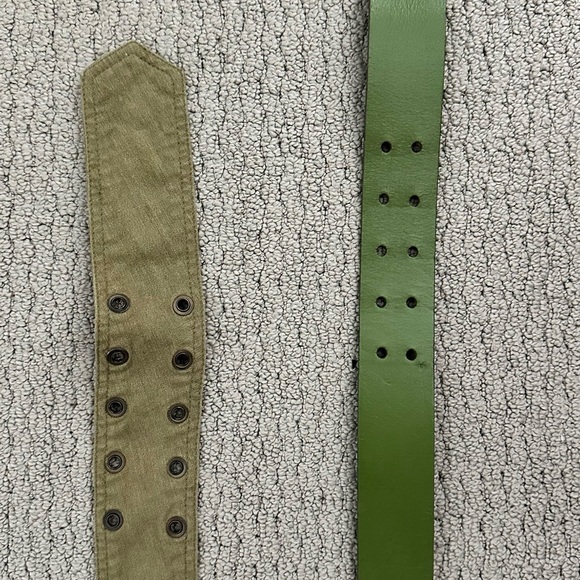 Green Women's Belt Set Bundle of 2 - Picture 4 of 6
